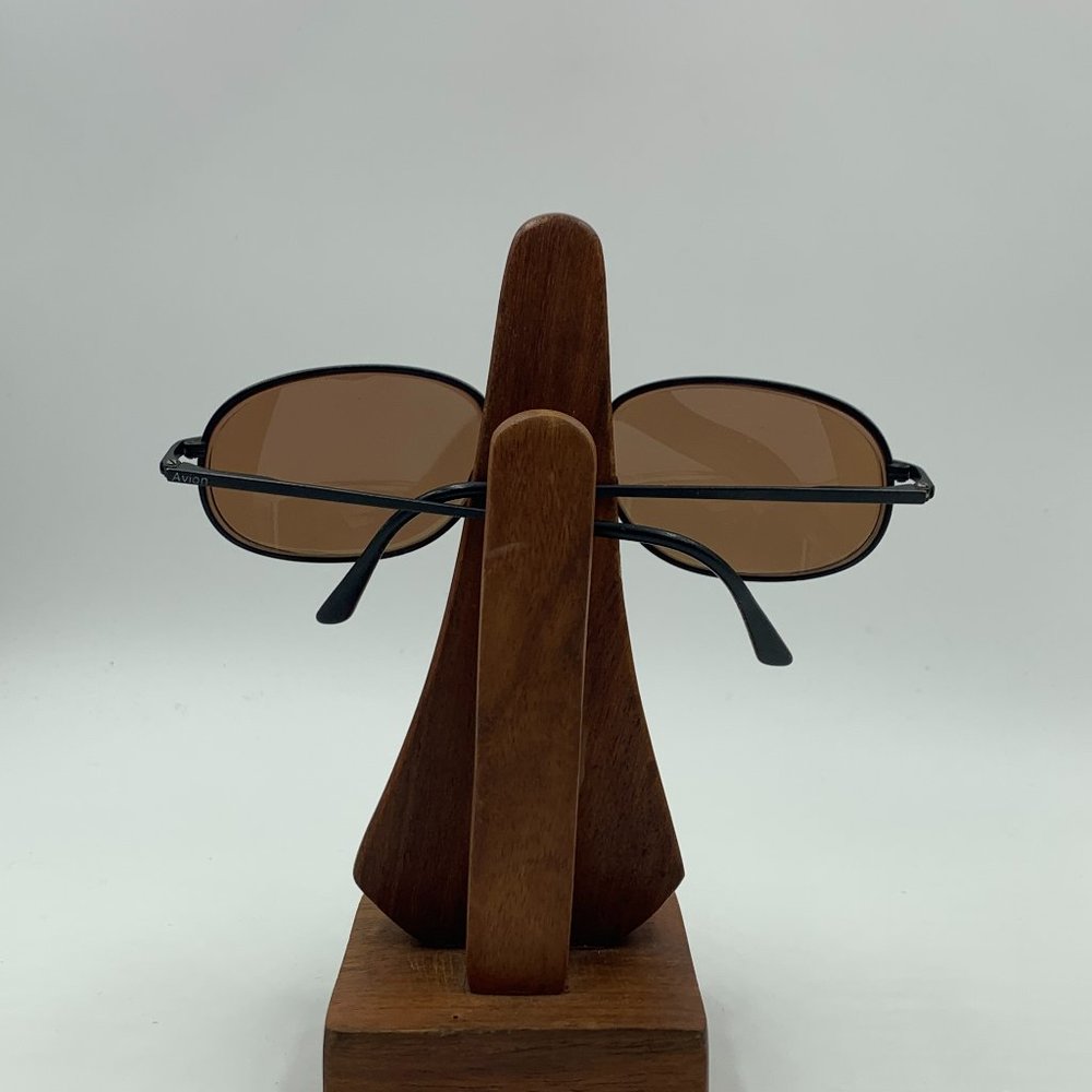 Avion Metal Black Oval Sunglasses Frames - Picture 4 of 5